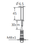 D6.5超小型接近開(kāi)關(guān)引線插件式